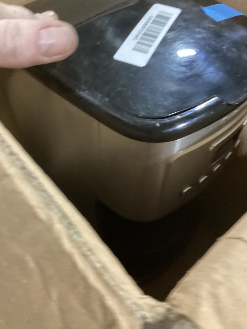 Condition photo showing As Is for **no pot**Cuisinart 14-Cup Coffee Maker, Programmable PerfecTemp Glass Carafe Coffee Machine with 1-4 Cup Setting, Brew Strength Control and Pause, Stainless Steel, DCC-3200NAS 14-Cup Glass Stainless Steel