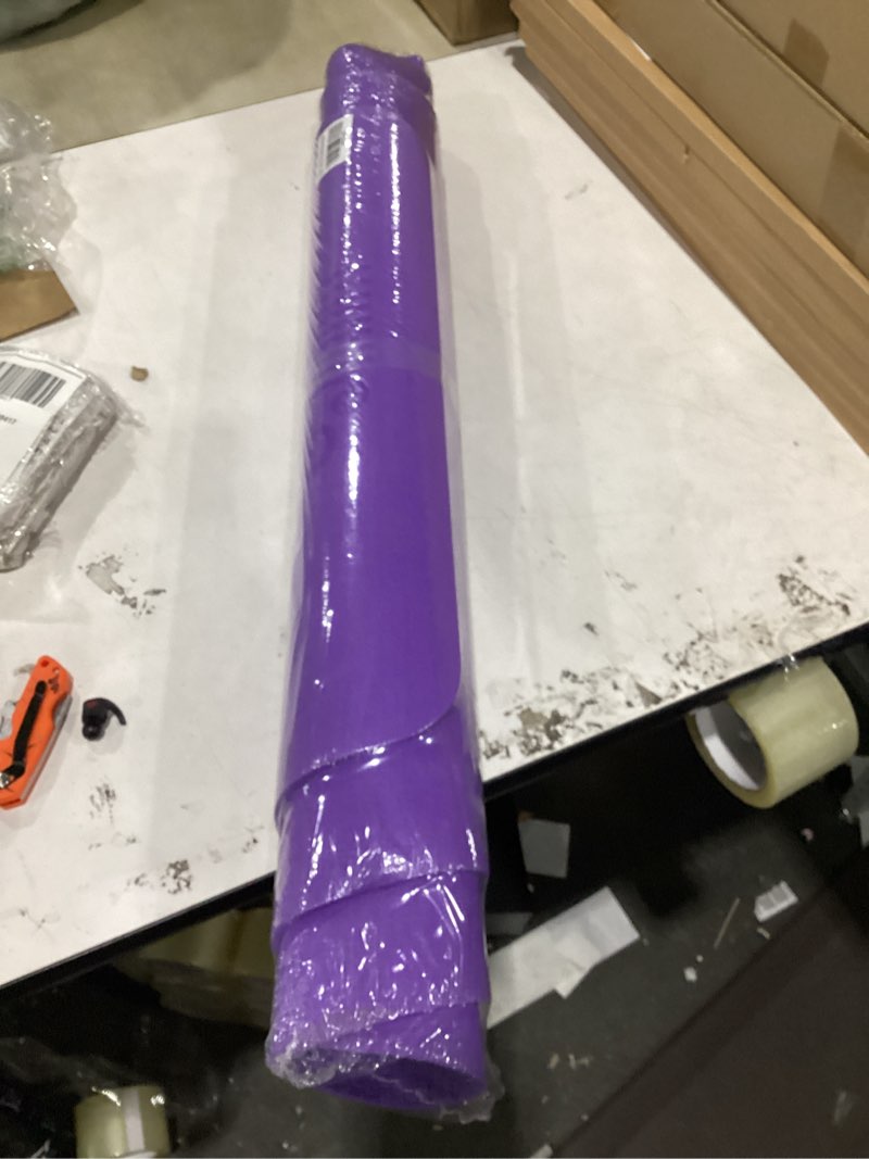 Condition photo showing New/Like New for shanti diamond series yoga mat - diamond shape to expand your practise, ultragrip surface, high dencity cushioning for, yoga, pilates, stretching & home fitness. mystic plum purple