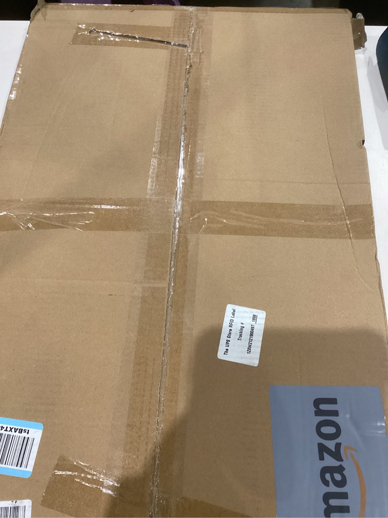 Condition photo showing As Is for Fixed Window Safety Guard 19”x 38” *2 Pack Adjustable Width Prevents Accidental Falls,Non-Egress, Tamper Resistant Screws Included,White 2 Pack * 19x38 inches