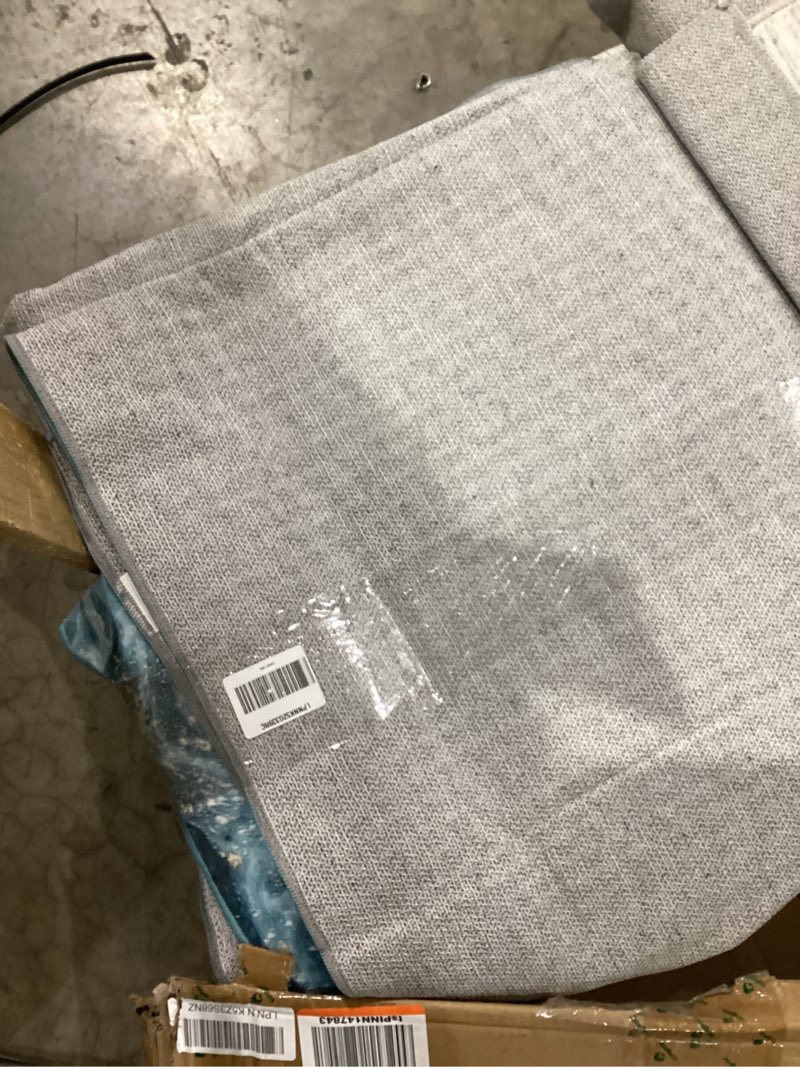 Condition photo showing Good Condition for Washable Area Rug 9x12 - Artistic Style Modern Rug for Living Room Bedroom Dining Room, Soft Low Pile Machine Washable Carpet, Non Slip Non Shedding Area Rug - Blue/Gold, 9'x12' Blue&gold 9' x 12' (Rectangular)