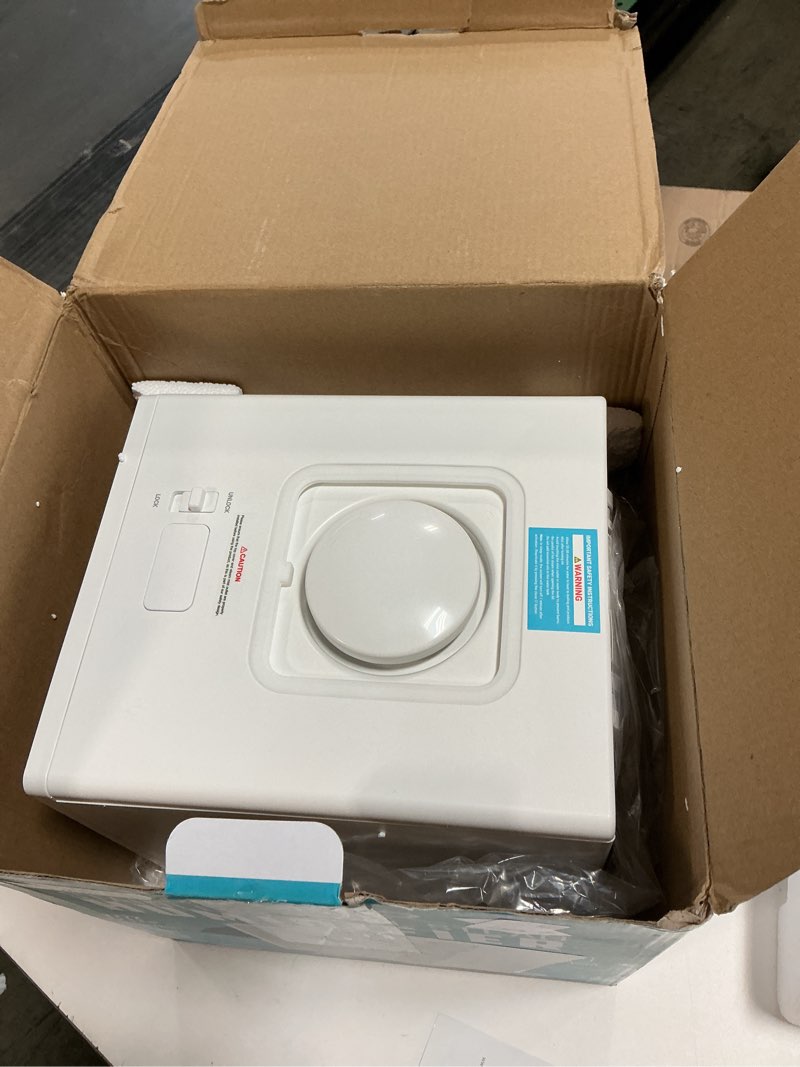 Condition photo showing Good Condition for Stainless Steel Humidifier, 3L Warm Mist Humidifier, Easy Clean with Warm Steam Humidifier, Healthy Air Mist Humidifiers for Bedroom Living Room, with Sleep Mode and Auto-off Setting 3LWhite