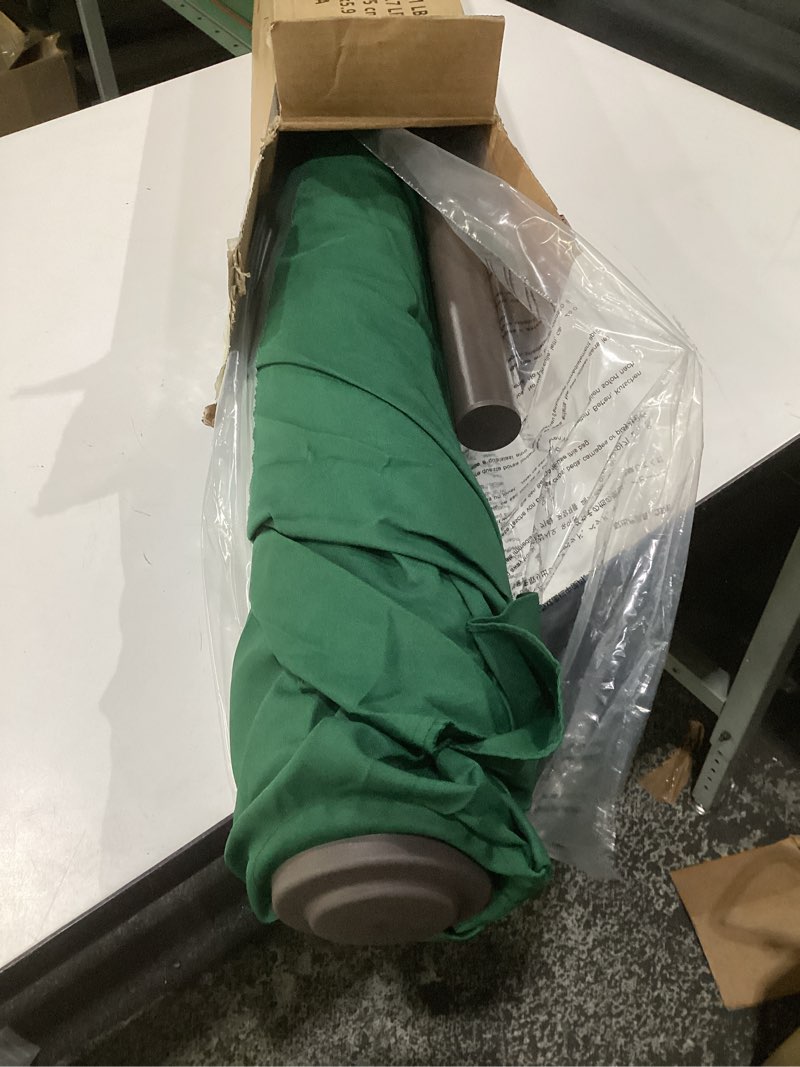 Condition photo showing Good Condition for (similar to stock photos)patiokingdom 10ft patio umbrella with push button tilt and crank, outdoor market umbrella with 8 fiberglass ribs, uv protection table umbrella for pool,backyard,garden,deck dark green