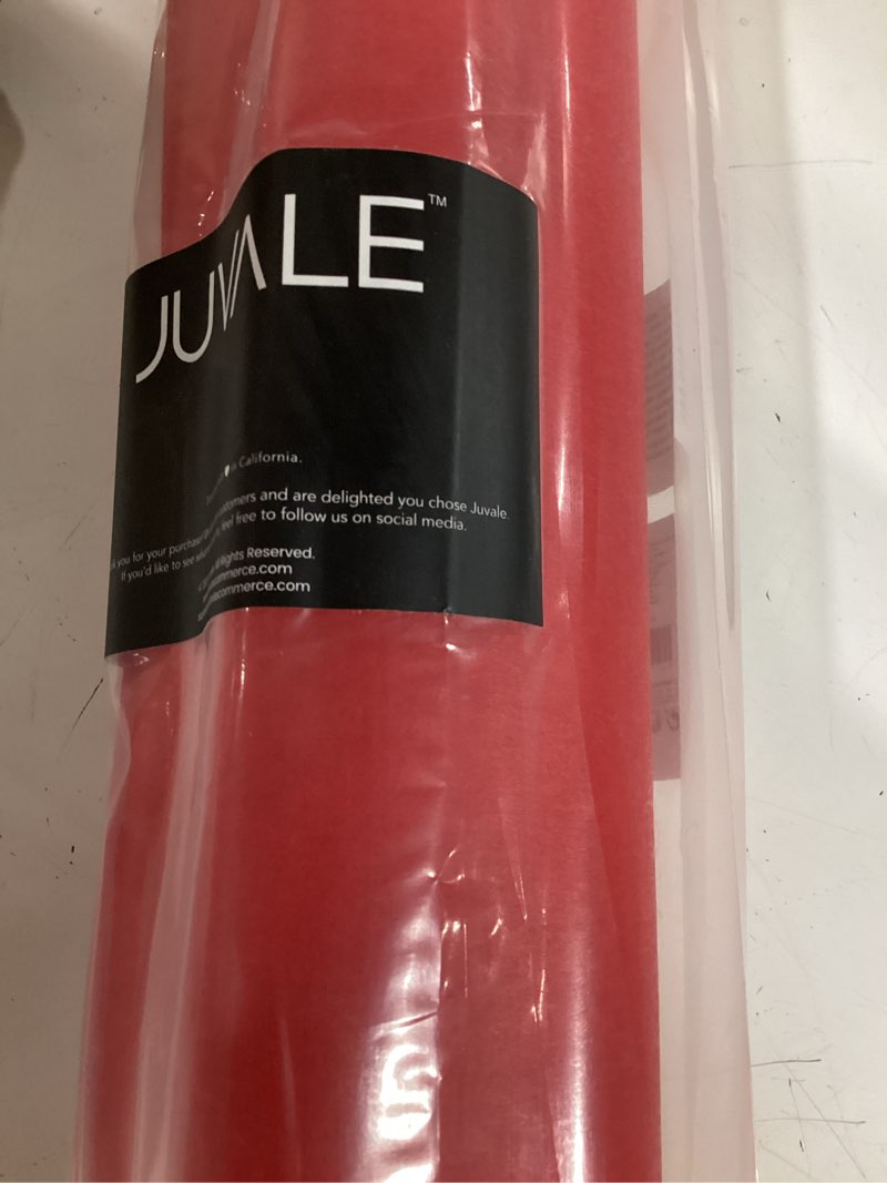 Condition photo showing New/Like New for juvale 3 ft x 100 ft red carpet runner for party decorations, wedding aisle, special events (40gsm thickness)