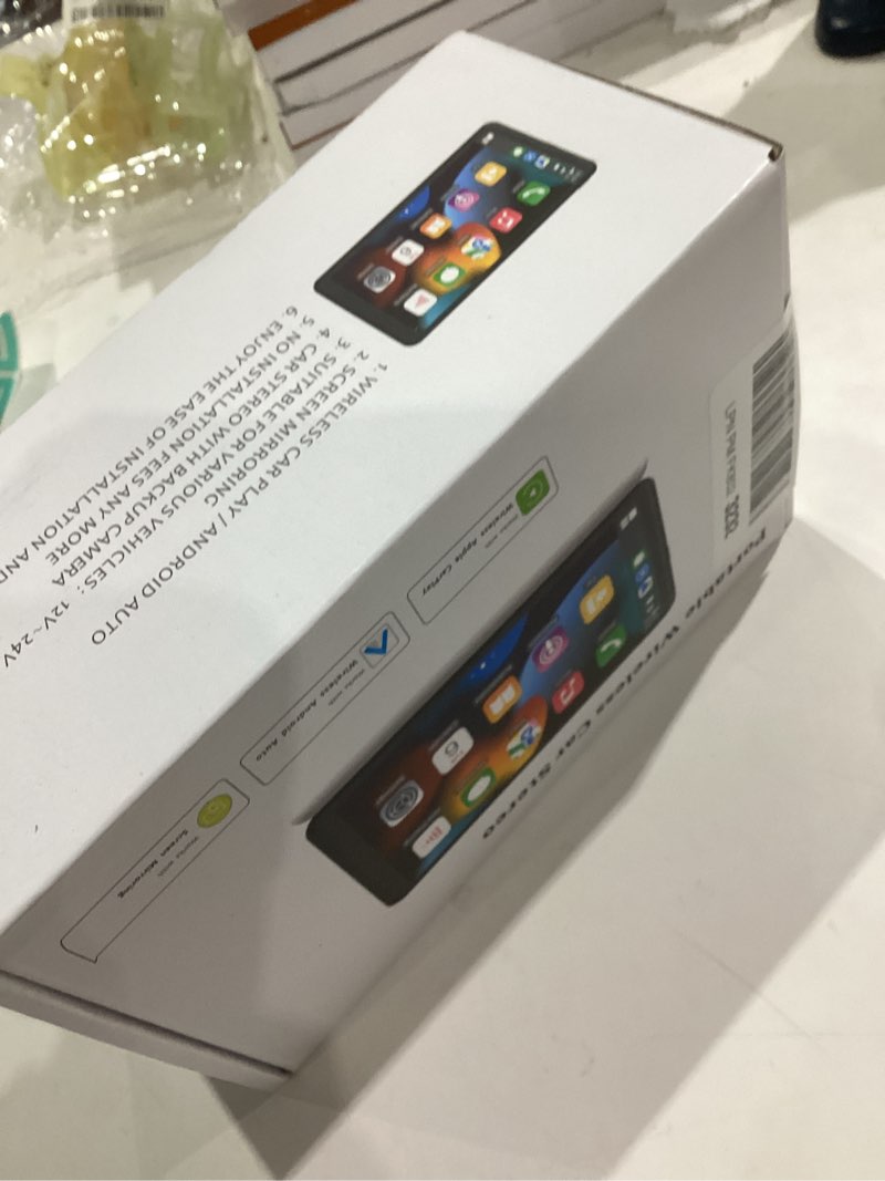 Condition photo showing Good Condition for Portable Wireless with Apple CarPlay and Android Auto Screen for Car, 7" HD Touch Screen Car Stereo with Mirror Link, Bluetooth 5.2, Backup Camera, AUX,FM Transmitter for All Vehicle