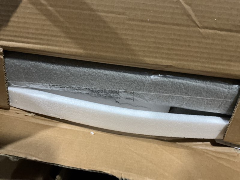 Condition photo showing Good Condition for GarveeHome Twin Bed Frame, Boucle Upholstered Platform Bed with Wave Headboard for Girls/Boys/Kids, 