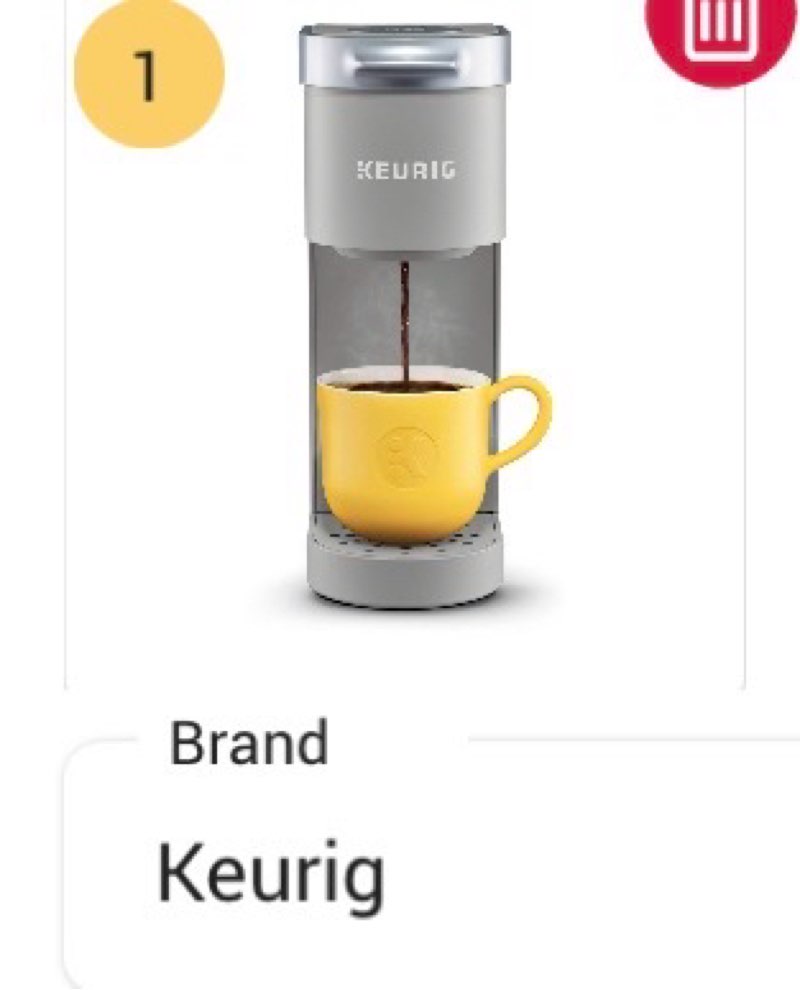 Keurig K-Mini Single-Serve K-Cup Pod Coffee Maker - Gray: Compact, 12 oz Capacity, Automatic Shut-Off, Cord Storage