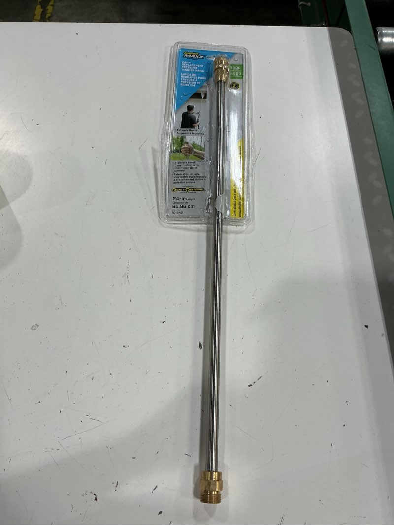 Condition photo showing As Is for surfacemaxx pro 24-in wand with one-touch qd adapter