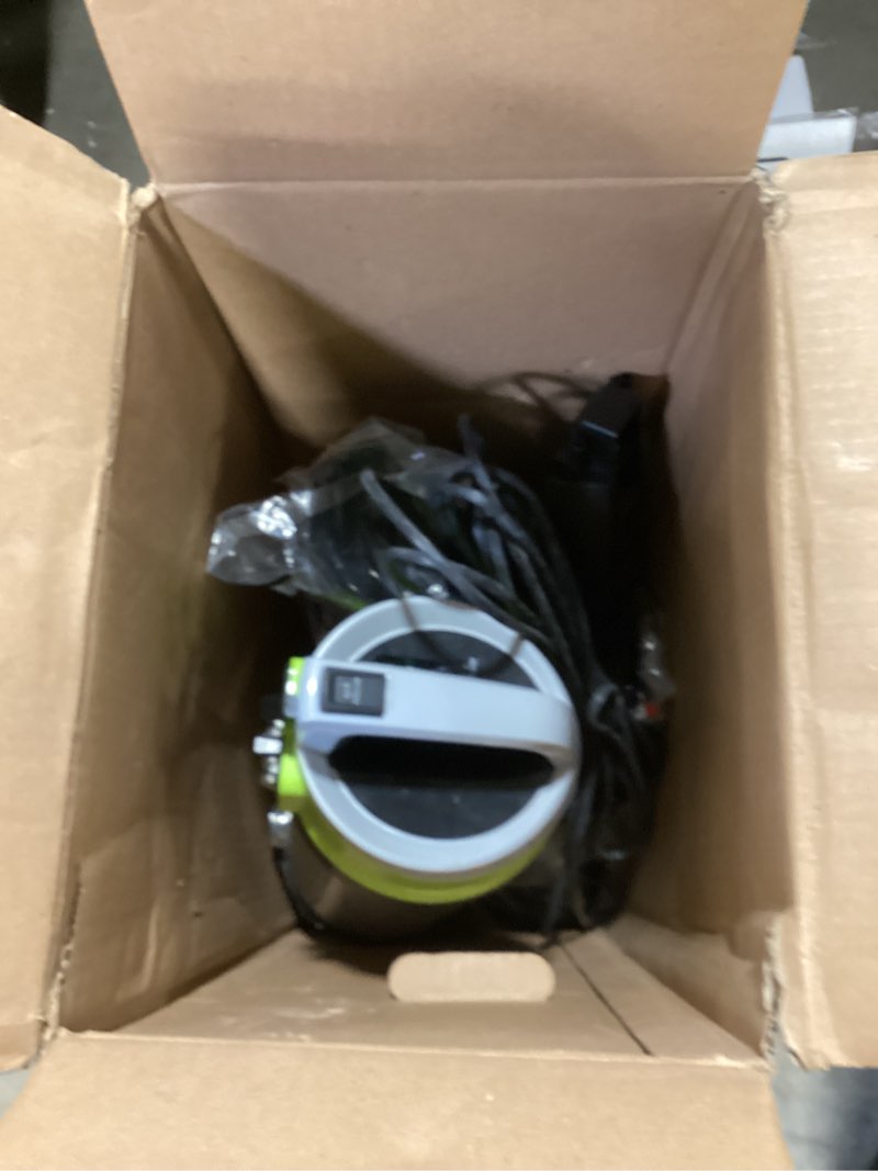 Condition photo showing As Is for bissell 2252 cleanview swivel upright bagless vacuum with swivel steering, powerful pet hair pick up, specialized pet tools, large capacity dirt tank, easy empty green