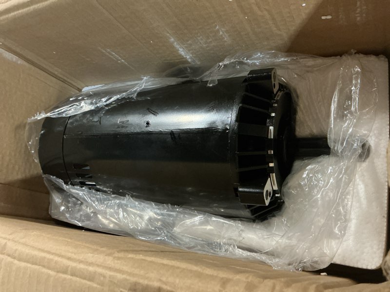 Condition photo showing As Is for ust1152 pool pump motor 1.5 hp 56j frame 115/230v 3450 rpm single speed replacement for a.o. smith century, hayward sp2610x15, ast165, b229 1.5 hp ust1152 sp2610x15 56j frame