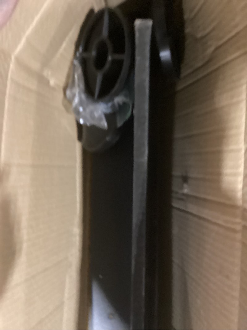 Condition photo showing As Is for Hathaway Voyager 5-ft Arcade Air Hockey Table with Electronic Scorer, Pucks and Strikers, Indoor Family Recreation Game Room, Black / Green