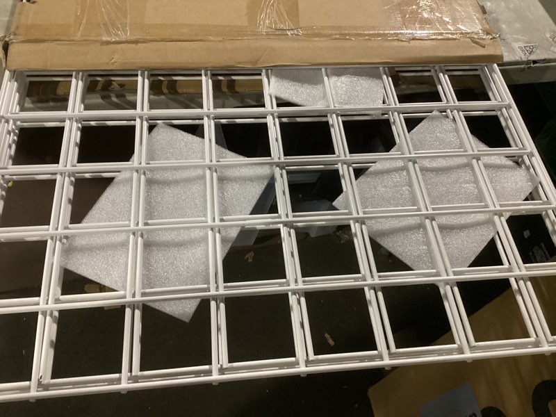 Condition photo showing Good Condition for 7riversart grid wall commercial grade gridwall panels – heavy duty grid panel for any retail display wall grid 2' width x 4' height, white (pack of 4)