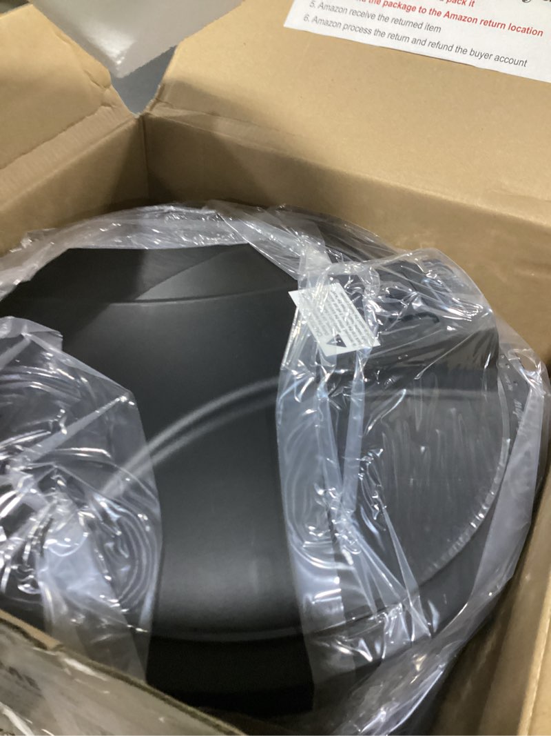 Condition photo showing As Is for Ultra Large Capacity Towel Warmer Bucket, Rapid Heating with Timer, One-Button Control, Safety Lock, Perfect for Home and Spa, Black