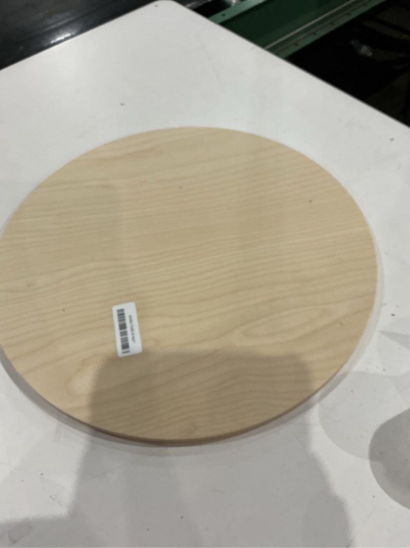 Condition photo showing As Is for wood circles 18 inch 1/2 inch thick, unfinished birch plaques, pack of 1 18 inch wood circle for crafts and blank sign rounds, by woodpeckers 18 inch, 1/2 inch thick pack of 1