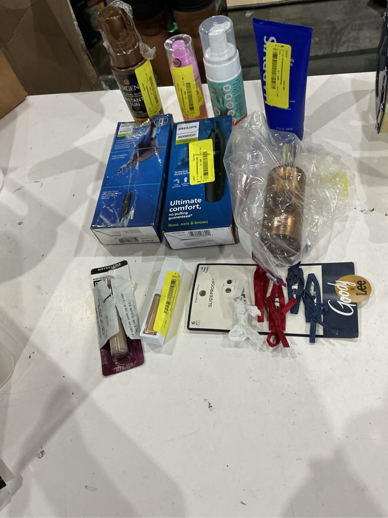 Condition photo showing As Is for assorted health and beauty lot