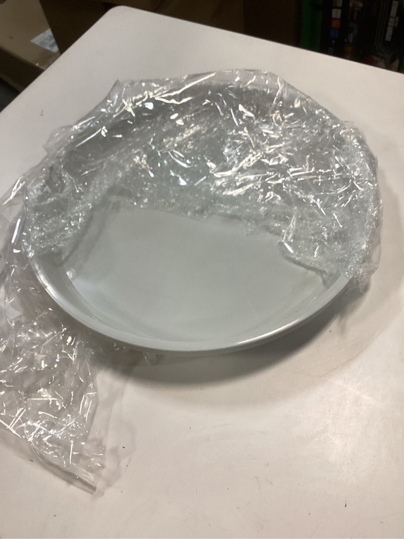 Condition photo showing As Is for ( incomplete) Eccliy 6 Pack Plastic Plant Saucer Heavy Duty Planter Saucers Large Plant Pot Saucers Plastic Water Trays for Indoors and Outdoors Flower Plant Plant Drip (White,16 Inch) 16 Inch White