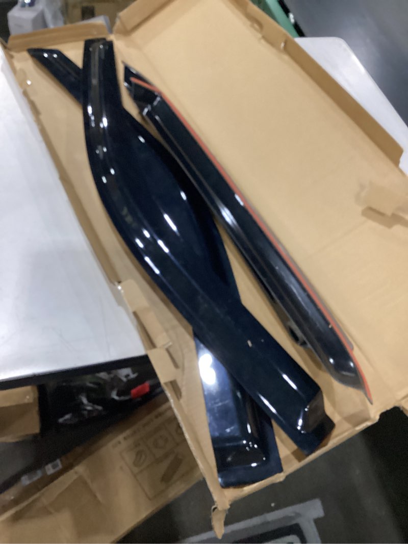 Condition photo showing Good Condition for window visors rain guards for 2009-2018 ram 1500 crew/mega cab, 2010-2025 ram 2500 & 3500 crewcab window vent wind deflectors visors shades 2009-2018 ram 1500 crew cab