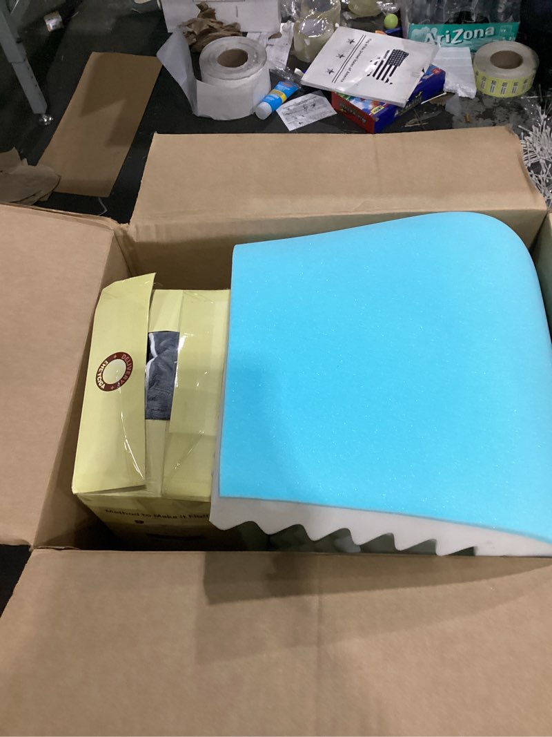 Condition photo showing Good Condition for eheyciga orthopedic dog beds for extra large dogs 44x32inch, waterproof memory foam xl pet bed with sides, non-slip and egg-crate foam big dog couch bed with washable removable cover, grey