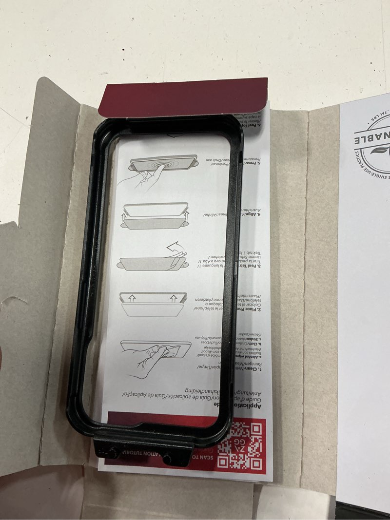 Condition photo showing New/Like New for zagg glass elite screen protector for iphone 16/15-5x stronger, reinforced edges, ultra-strong tempered glass, scratch resistant, anti-smudge, easy installation, invisibleshield, eco-friendly iphone 16/15 glass elite