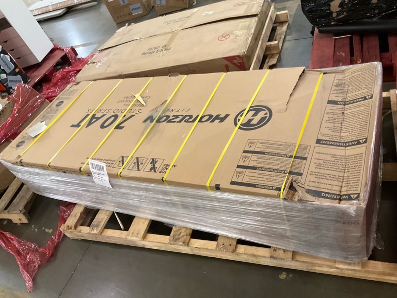 Condition photo showing As Is for horizon fitness treadmill