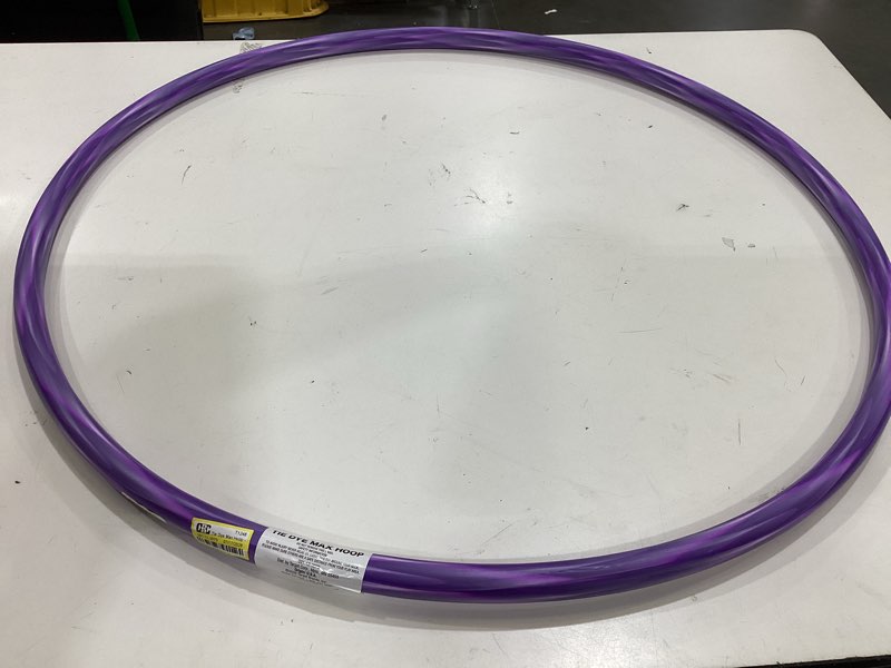 Condition photo showing Good Condition for tie dye max hoop by sun squad ages 6+ purple 1 pack