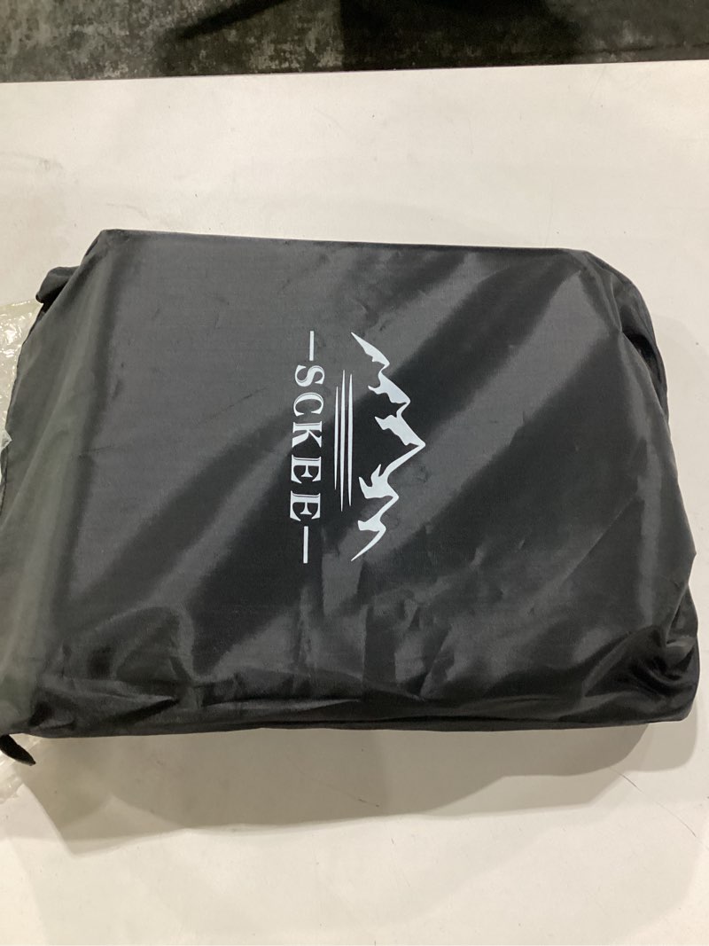 2026 upgraded xl portable toilet for adults,tall camping toilet with lid and convenient carry bag, portable potty for camping, hiking, car travel,truck, rv, boating, road trips, beach (black, 17.5''h) black 17.5''h