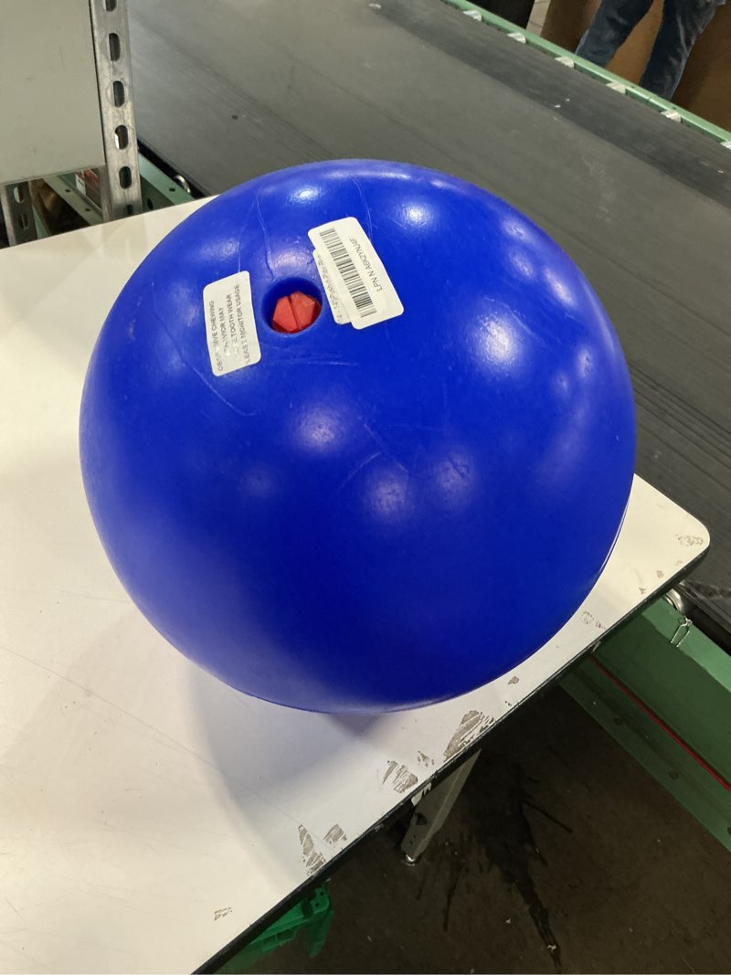 Condition photo showing Good Condition for Jolly Pets Push-n-Play Ball Dog Toy, 14 Inches/Extra-Large, Blue (314 BL), for All Breed Sizes 14 Inches/ Extra-Large Blue