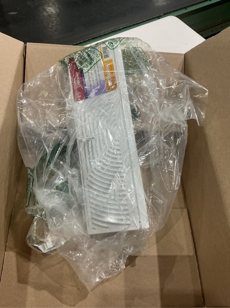 Condition photo showing New/Like New for truaire 15-inch c115sw (duct opening measurements) supply floor baseboard diffuser, white-powder coated