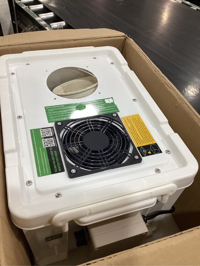 Condition photo showing As Is for mxmoonant 10kg/h ultrasonic mist maker diy humidifier kit, adjustable mist volume | automatic water filling | humidity controller cool mist humidifier for mushroom growing, greenhouses 110v