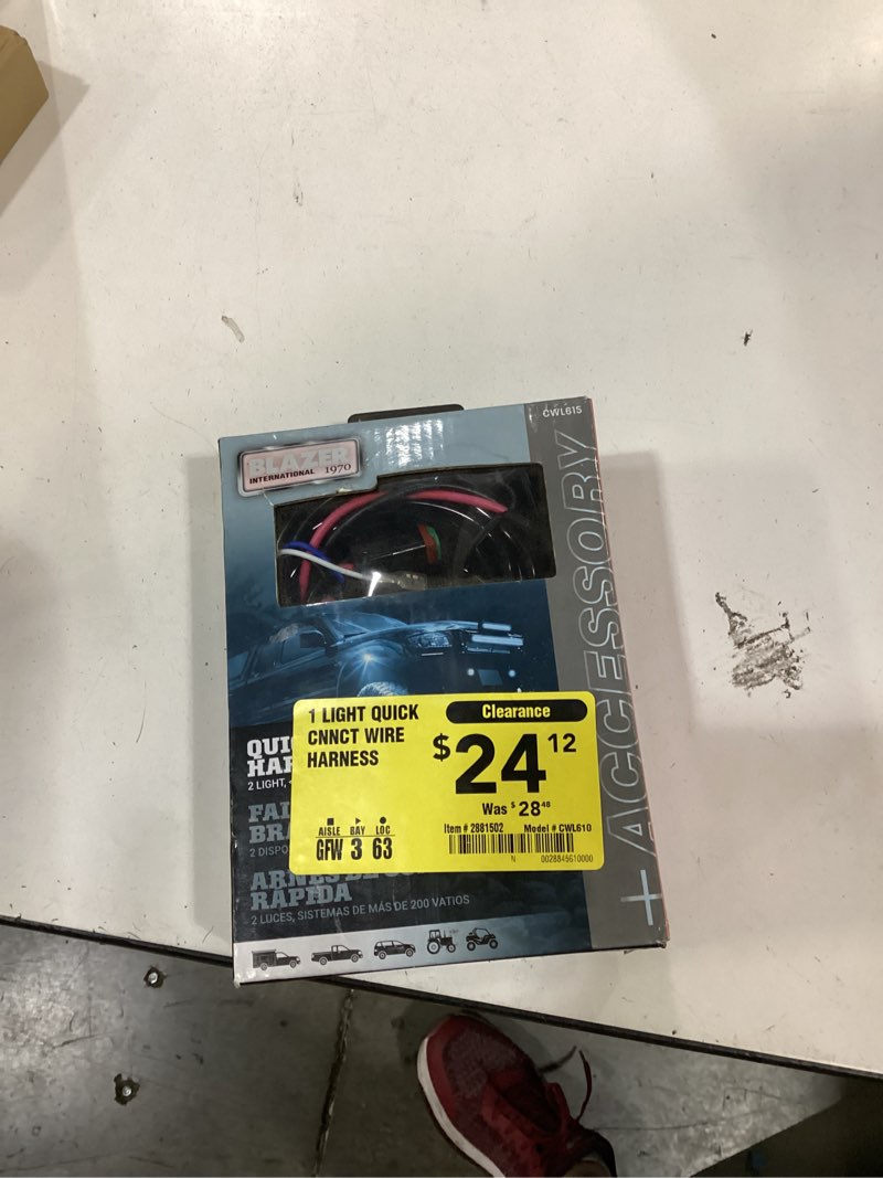Condition photo showing New/Like New for wiring harness-2-light with quick change plug