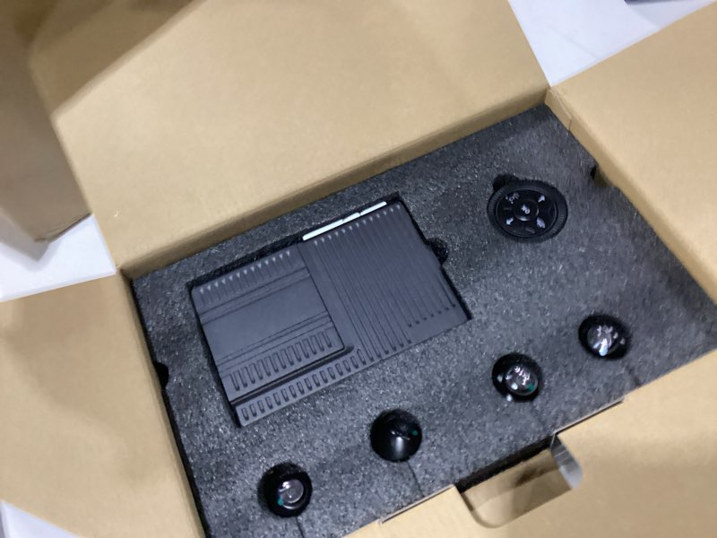 Condition photo showing New/Like New for Round Rear View Camera System 360 Degree Panoramic Bird View Universal Fit for Most Cars with AI Detection and Recording