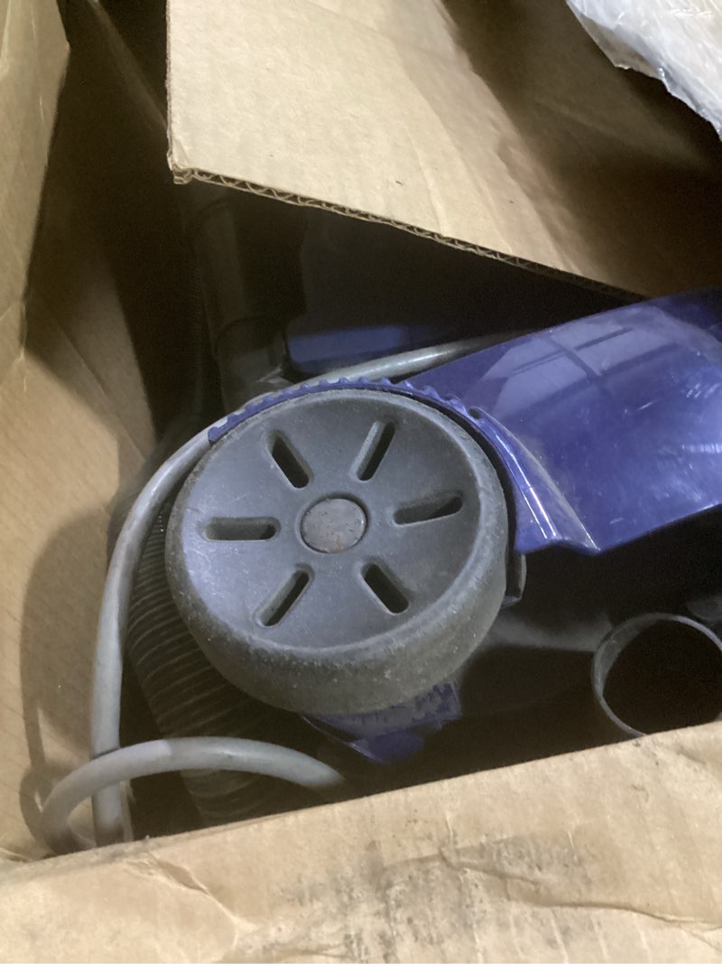 Condition photo showing As Is for sanitaire professional bagless upright commercial vacuum with tools, sl4410a