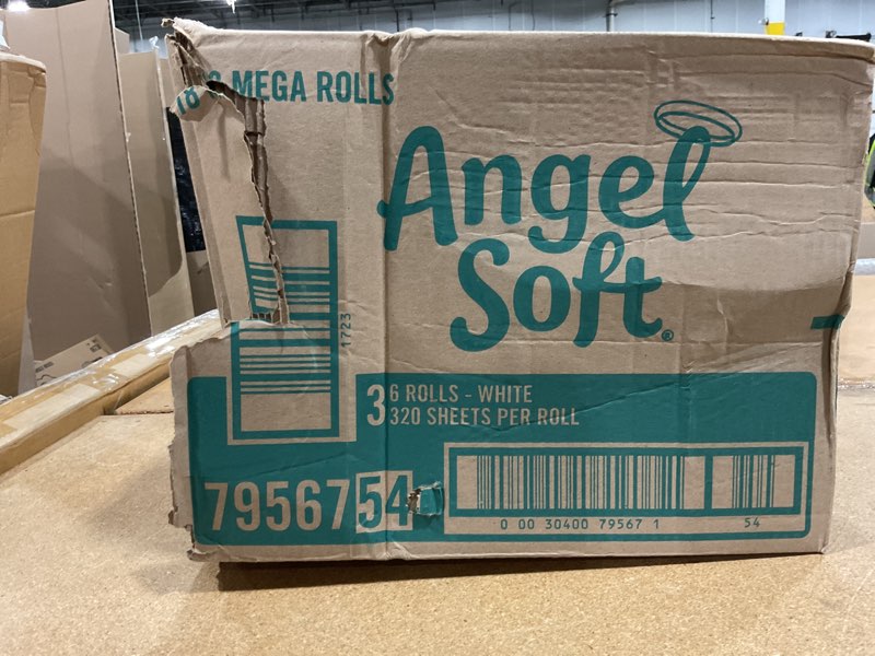 Condition photo showing New/Like New for angel soft toilet paper 6 mega rolls - 6 roll ( case of 3 )