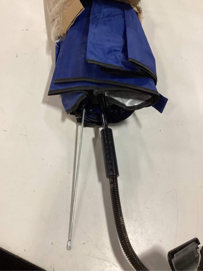 Condition photo showing As Is for hsei kayak sunshade umbrella, adjustable clip, uv protective canopy | universal clamp shade, for kayaking canoeing fishing, sunburn protection, boat canoe sun cover, outdoor water use