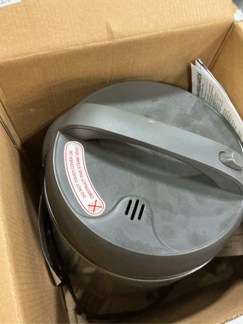 Condition photo showing As Is for AROMA Professional Digital Rice Cooker, Multicooker, 4-Cup (Uncooked) / 8-Cup (Cooked), Steamer, Slow Cooker, Grain Cooker, 2Qt, Stainless Steel Exterior, ARC-994SG Pro 4 Cup Uncooked