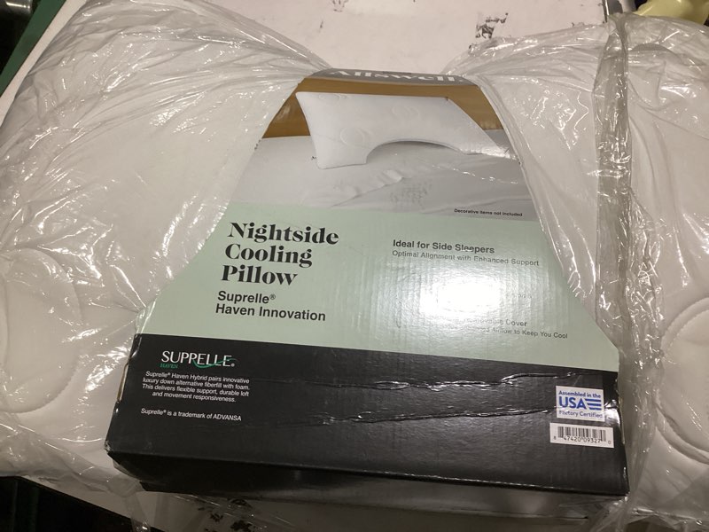 Condition photo showing New/Like New for allswell nightside cooling pillow with dual function fill, standard/queen