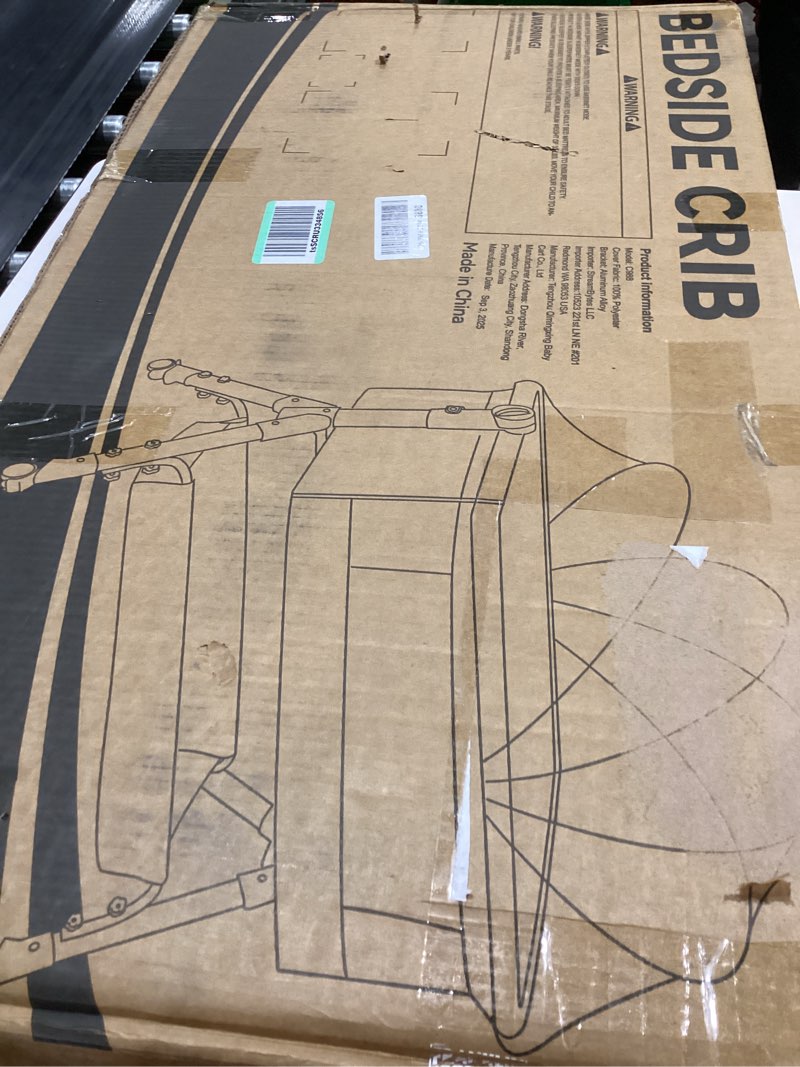 Condition photo showing Good Condition for BCOL Baby Bassinet, Bedside Bassinet for Baby, 3 in 1 Bassinet Bedside Sleeper with Wheels, Mosquito Net, Adjustable Easy Folding Portable Bed for Infant Newborn (Dark Grey)