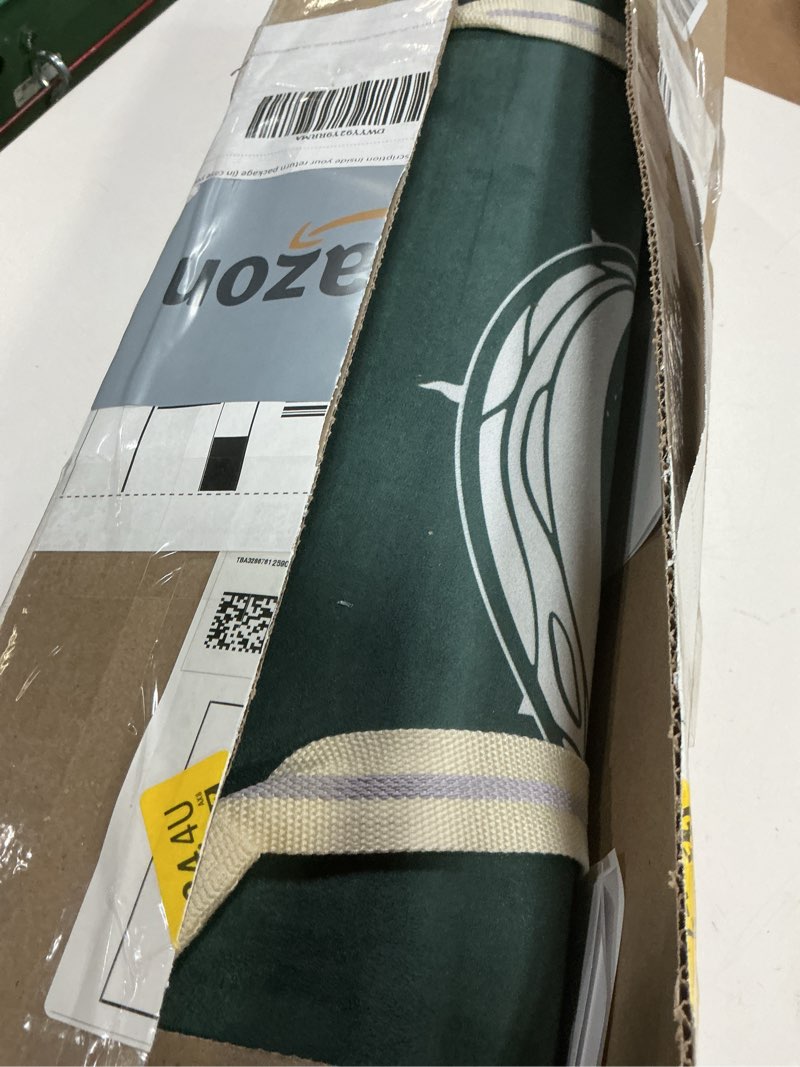 Condition photo showing Good Condition for Yoga Mat With Strap 5mm Non Slip Suede & TPE - Eco-Friendly Fitness & Exercise Mat for Home Gym, Pilates, Hot Yoga, and Meditation - Lightweight Durable 72 x 24 inch Workout Mat for Women, Men Green