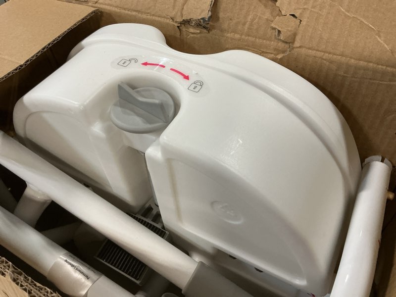 Condition photo showing Good Condition for Raised Toilet Seat with Handles for Elderly - Toilet Seat Risers for Seniors with Adjustable Padded Arms - Elevated Toilet Safety Seat for Standard or Elongated Commode