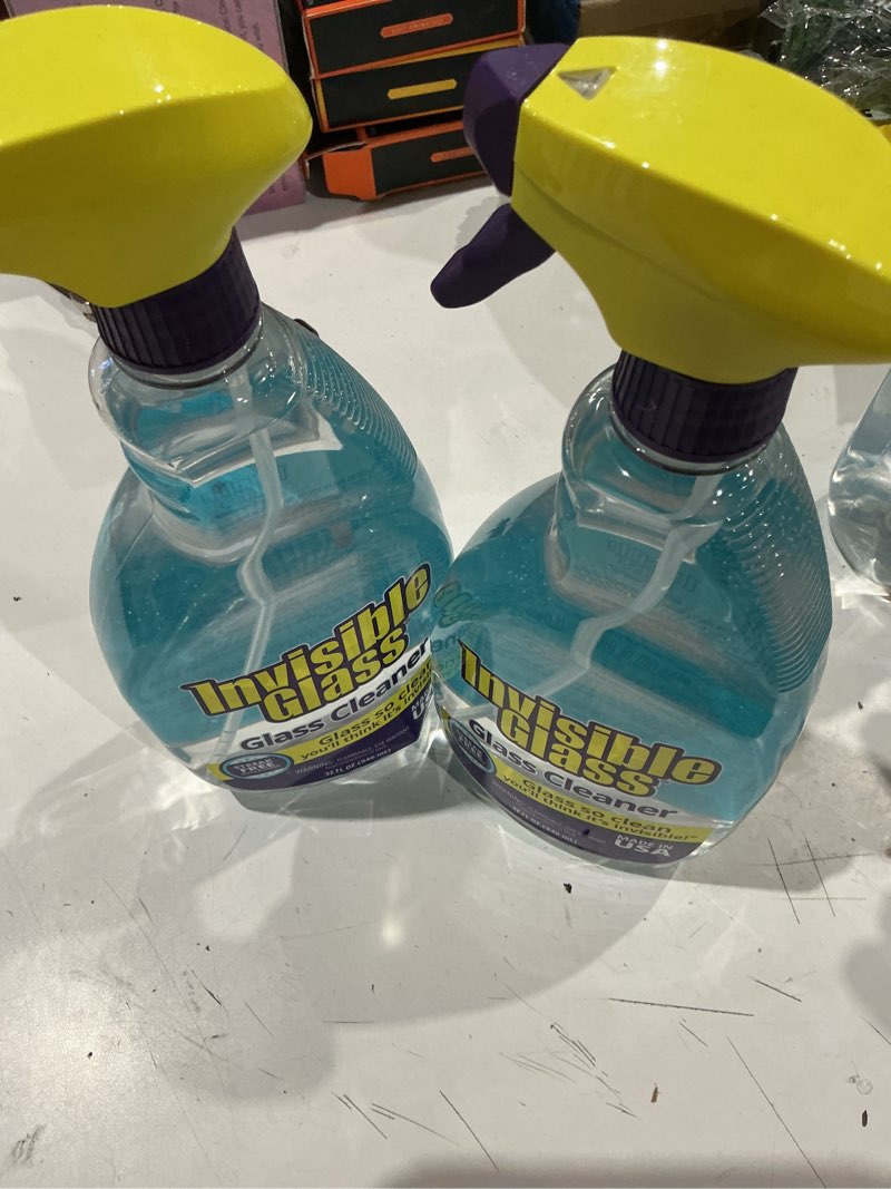 Condition photo showing Good Condition for invisible glass 92194 premium glass and window cleaner for auto and home cleans glass, windows, mirrors, and more, streak-free, ammonia-free, tint-safe, 32 fl oz 32 fl oz (pack of 2)