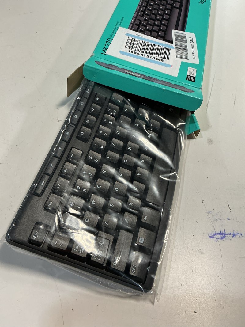 Condition photo showing Good Condition for Logitech MK270 Wireless Keyboard and Mouse Combo for Windows, 2.4 GHz, 8 Multimedia Keys, PC, Laptop, Wireless Keyboard Compact Mouse Combo - Black Black 1 Pack Combo