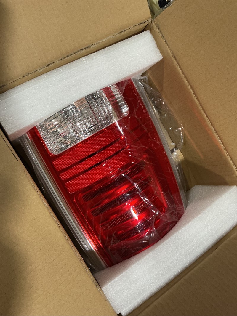 Condition photo showing New/Like New for LED Tail Light Assembly Compatible with 2013-2018 Dodge Ram 1500,2014-2018 Ram 2500 3500 Left Driver Side Taillights Rear Outer Tail Lamp Replace CH2800202 68093079AB