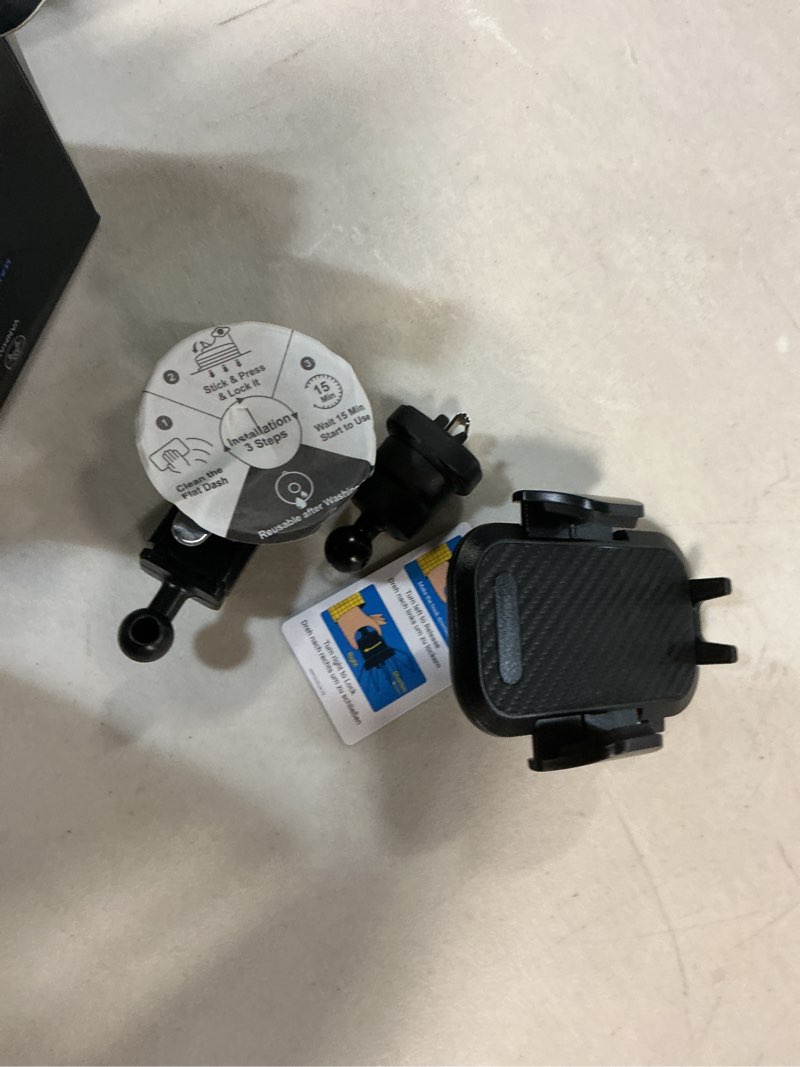 Condition photo showing Good Condition for vanmass car dashboard phone holder universal powerful suction cup mount, dash windshield air vent truck stand compatible with all phones black