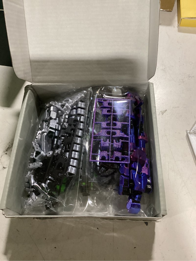 Condition photo showing New/Like New for t13 action figures deluxe set, pre-assembled poseable robot figures with accessories and interchangeable hands, fully articulated team pack for display, desk decor, gift