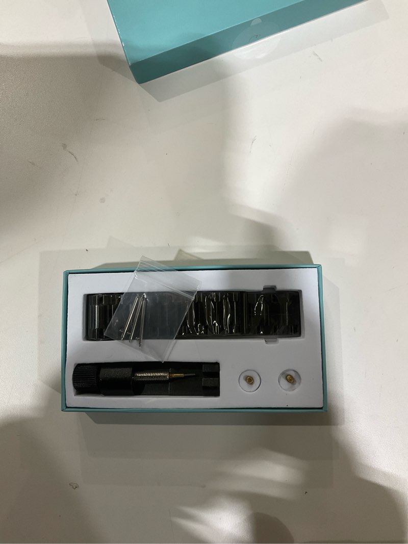 Condition photo showing As Is for Lerobo Stainless Steel Band Compatible with Samsung Galaxy Watch 8 7 6 5 4 FE 40mm 44mm 45mm/Galaxy Watch 8 Classic 6 4 Classic 43mm 47mm 42mm 46mm, 20mm Metal Replacement Band for Men Women Black Galaxy 7/6/5/4/6 4 Classic/5 Pro/Active 2