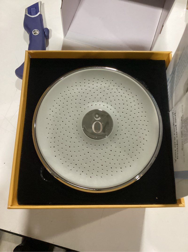 Condition photo showing Good Condition for Filtered Shower Head with Water Softener - High Pressure Shower Head Filter for Hard Water - Shower Filter removes Toxic Chemicals & Chlorine - Best Shower Filter for Hair & Skin Silver with Grey Face Plate