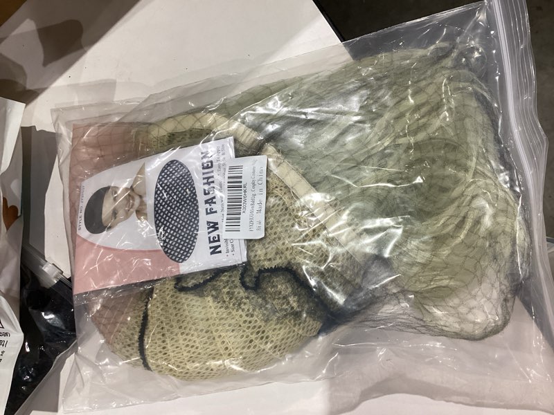 Condition photo showing New/Like New for Men Bald Light Green Short Curly Wig Unisex Halloween Cosplay Costume Wigs