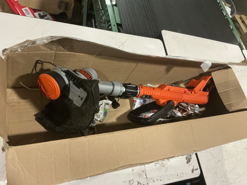 Condition photo showing Good Condition for black+decker 20v max string trimmer and edger 2 in 1, cordless weed wacker with auto spool feed, battery and charger included, 12 inch steel deck, reduced vibration (lst300)