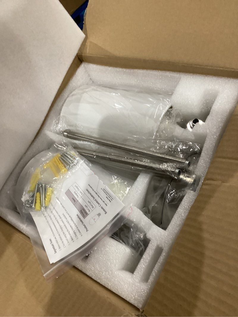 Condition photo showing Good Condition for Battery Operated Wall Sconces Set of Two,Wireless Rechargeable Wall Light With Remote Control, Dimmable, Amber Light/Warm White/Natural White/Daylight/RGB,Timer,for Living Room,Bedroom,Entryway,Nickel Nickel 20.6 Inch
