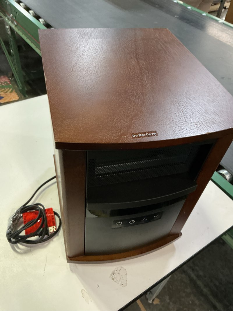 Condition photo showing As Is for Infrared Heater for Large Room 1500W Space Heater with Remote Adjustable Thermostat Overheat Protection Electric Heater for Indoor Use