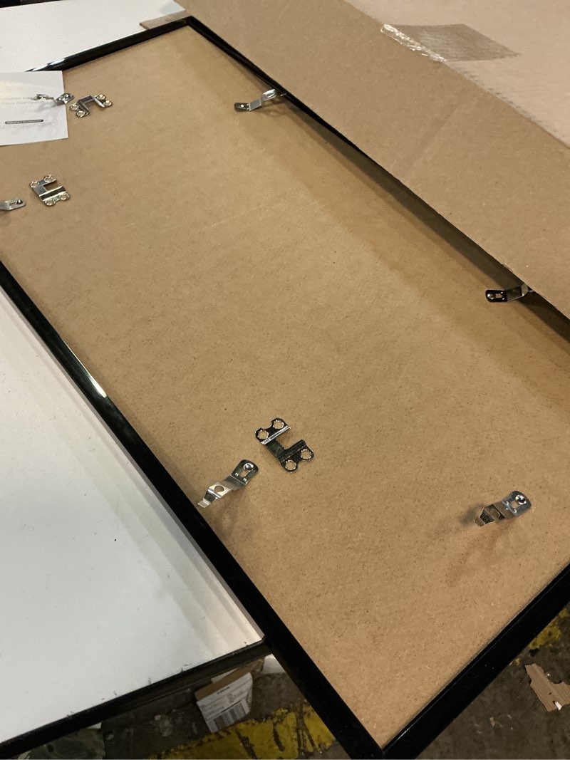Condition photo showing Good Condition for 12x24 picture frame for wall display, 12x24 black picture frame with shatter resistant plexiglass, stable and sturdy 12 x 24 poster frame for wall display, handpicked gift collection, 1 pack